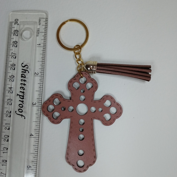 Keychain Cross Baptism First Communion Party Favor - Picture 6 of 7